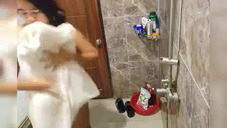 girl bathing spy