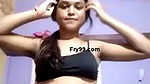 Cute kolkata girl recording herself for her boyfriend