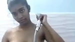 Desi girl bathing