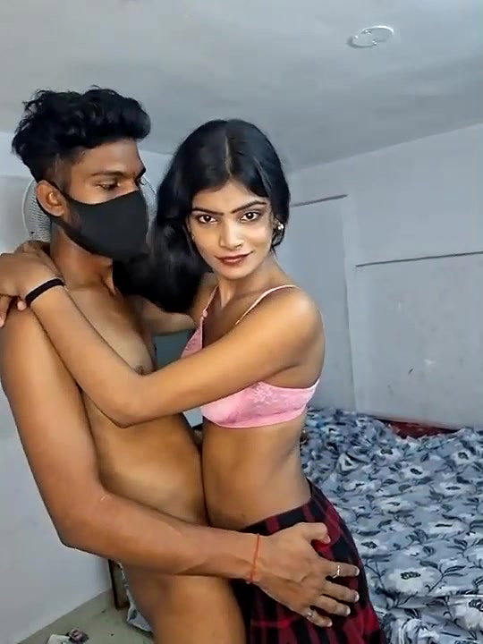 Kavita Boobs Press by Husband and Blowjob to husband