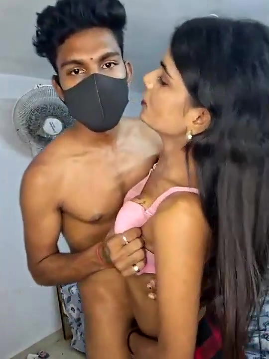 Kavita Boobs Press by Husband and Blowjob to husband