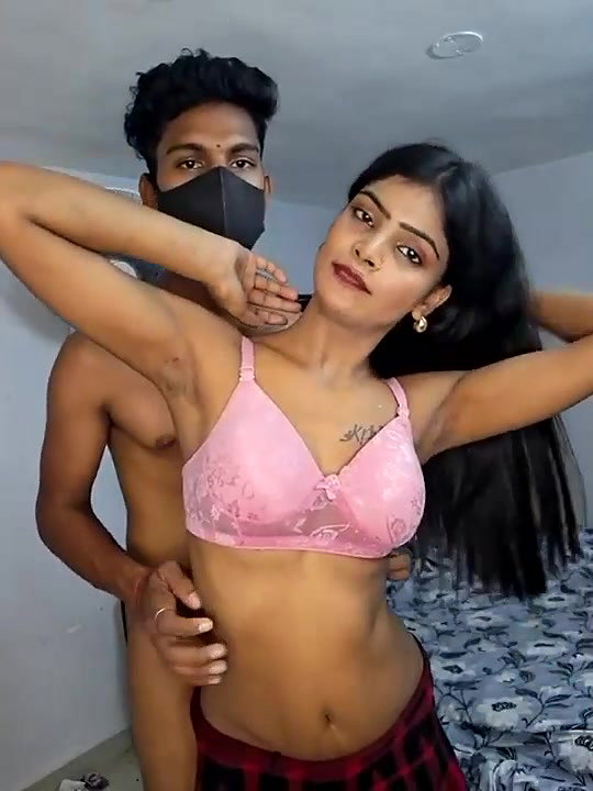 Kavita Boobs Press by Husband and Blowjob to husband