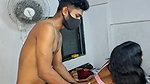 Kavita Boobs Press by Husband and Blowjob to husband