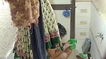 Bhabhi bathing spy