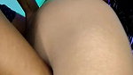 Chubby Girl Getting Naked on Bed and Boobs Pressed by Bf