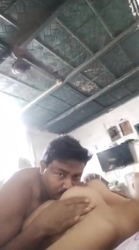 Cute girl with old man