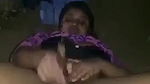 Village wife enjoy with big began