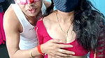 Anu Priya and her husband romance in bedroom and Saree removing and boobs pressing