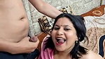 Slutty Chubby Bitch giving Blowjob to Lover