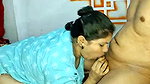 Aunty Giving Blowjob to Young Boy