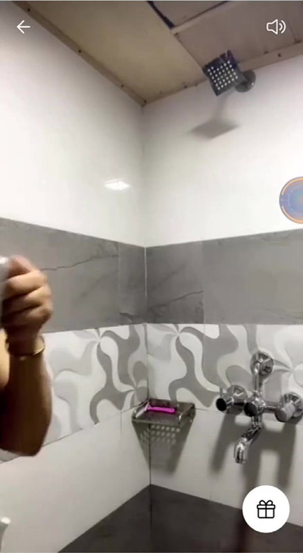 Currly Quinn Playing Teasing Boobs and Showing Ass in Thong Bikini on Tango Live