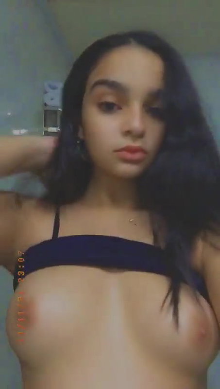 Sexy Girlfriend Showing Cute Boobs