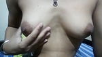 desi horny girl boobs pressing