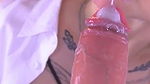 Closeup sexy Blowjob for dick toy