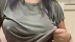 Girl showing her boobs and dancing