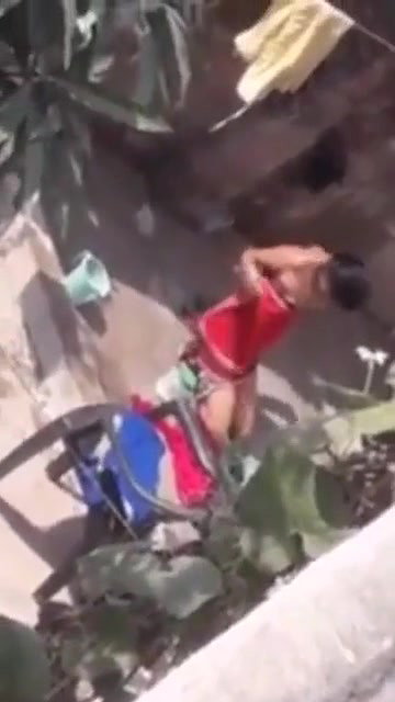 kc bhabi bathing secretly