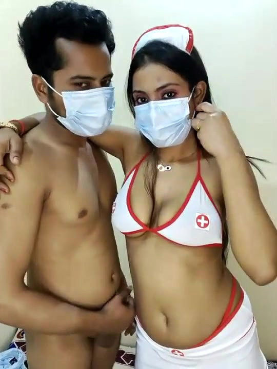 Nurse Roleplay girl Boobs Show