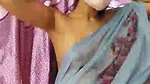 So Lovely Dipa in Transparent Shree Showing Boobs on Tango