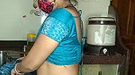 Desi Cute girl Pussy and Boob Show in Kitchen