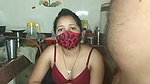 Husband Pressing Wife Boob and Fucking in Kitchen