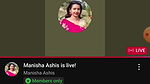 Manisha ashish couple live new added in group