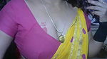 DESI AUNTY IN TRANSPARENT SAREE SHOWING BOOBS