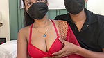 BF removing GF Saree and Boobs and Pussy Show