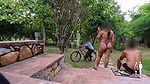 Desi sexy bhabi fun in public place 5