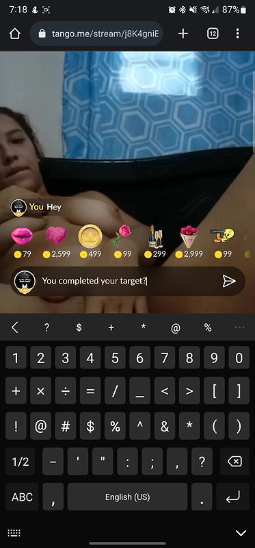 Valentina Colombian girl masturbating tangoChrome