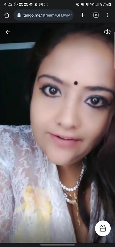 Arpita diwas teasing on tango liveChrome