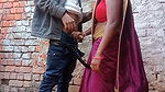 bhabhi ji apne beau ko ghar ke pichhe bulakar chud001