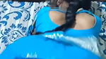 Bhabhi in Blue Saree Doggy Fuck