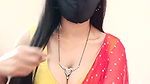 Saree girl in cam