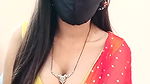 Saree girl in cam