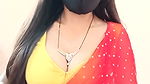Saree girl in cam