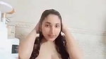hot girl bathing nude show