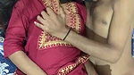 Desi Couple Romance on Bed and Kissing