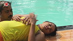 TejaSri SWIMMING POOL HOT ROMANCE with old uncle