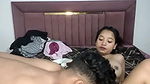 Cute Cuple Kissing and Blowjob