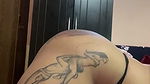 Nude Girl with Tattoo on Ass