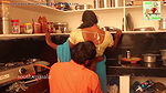Telugu Aunty Hot Romance with her husband in kitchen Telugu Hot Short Film