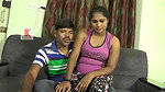 Bhanu Couple watching movie