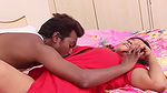Anitha Boobs Kissed Pressed in Red Bra Navel Kiss