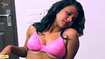 Sita boobs in pink bra