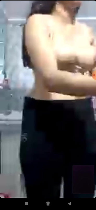 Sisters Stripping in Video Call