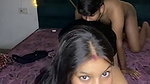 Young Couple giving blowjob and Boob Fuck