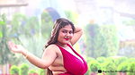 Megha Das Ghosh Showing Armpits, Deep Cleavage & Sexy Thighs in Hot Western Dress Photoshoot