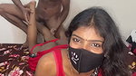 Red Saree Girl Giving Blowjob
