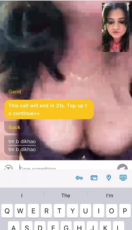 Sexy girl chamet