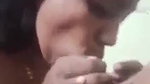 Tamil aunty sucking a cock